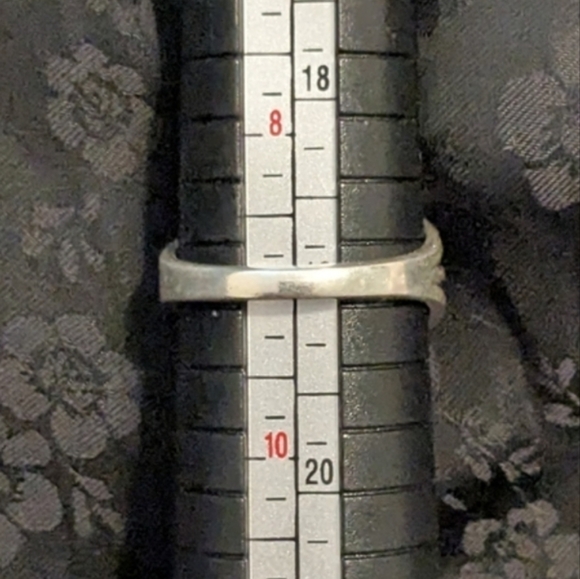 Rare 925 Solid Sterling Silver Colorful Multi Gemstone Ring Size 9 - Picture 6 of 6